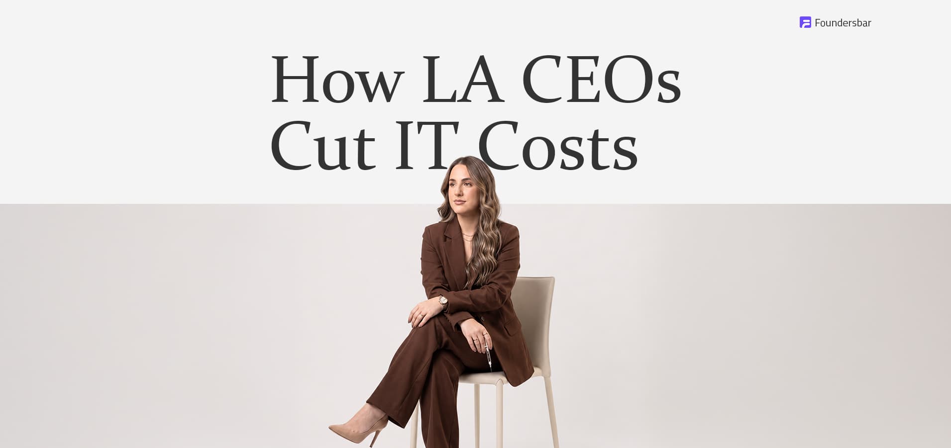 Los Angeles CEO reviewing IT cost reduction strategies including SaaS optimization, cloud management, hybrid teams, and fractional technical leadership.