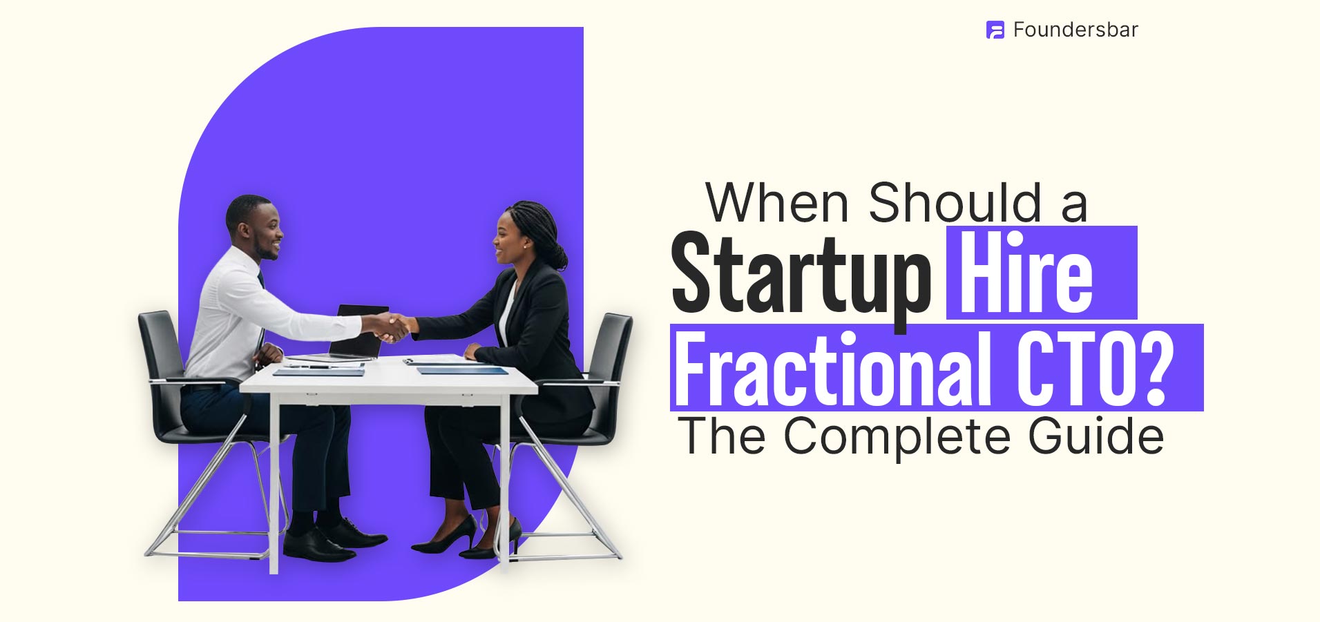 Guide showing when a startup should hire a fractional CTO, including warning signs, stage-based timing from pre-seed to Series A, costs, and deliverables