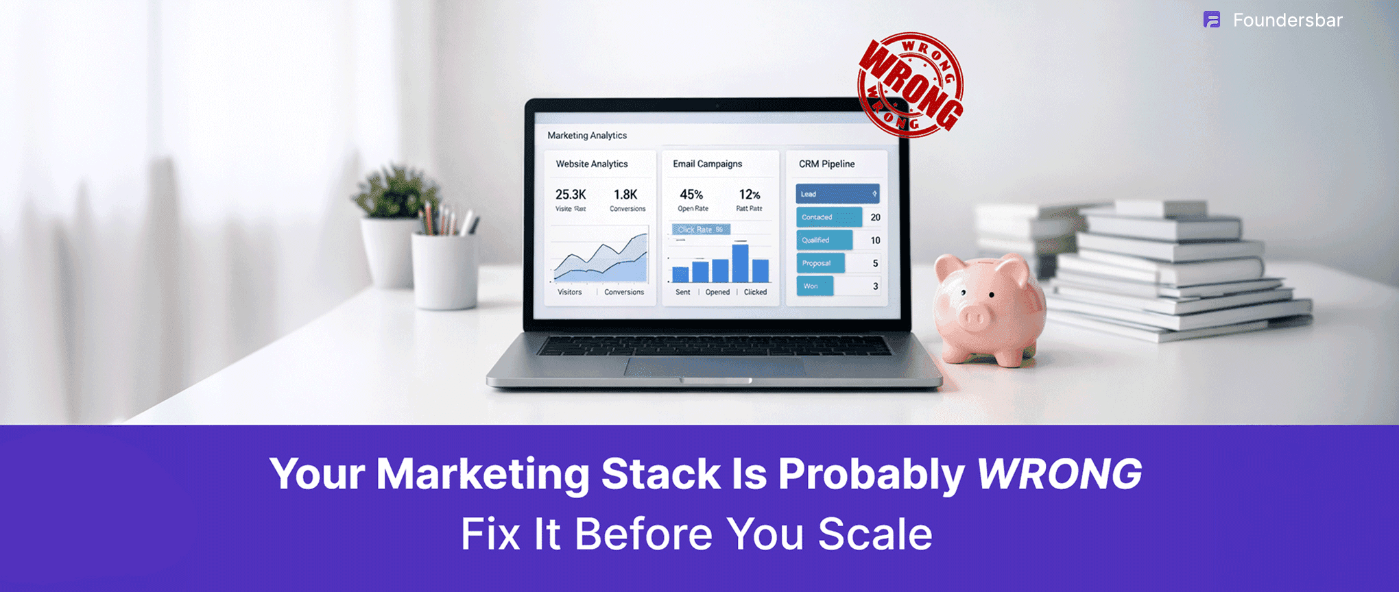 Best marketing tech stack for startups on a budget | Foundersbar